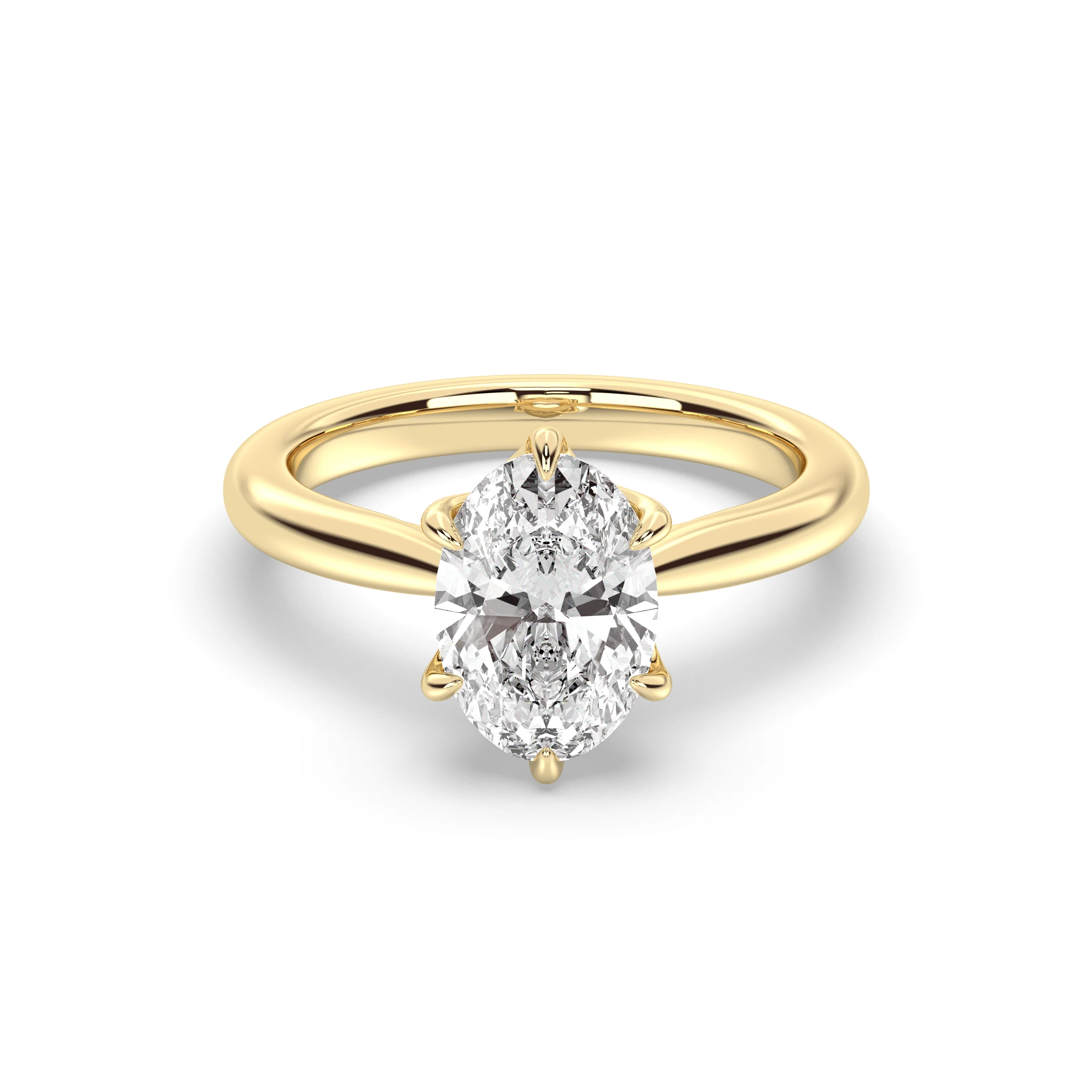 Barcelona, Low-Profile, Oval Cut